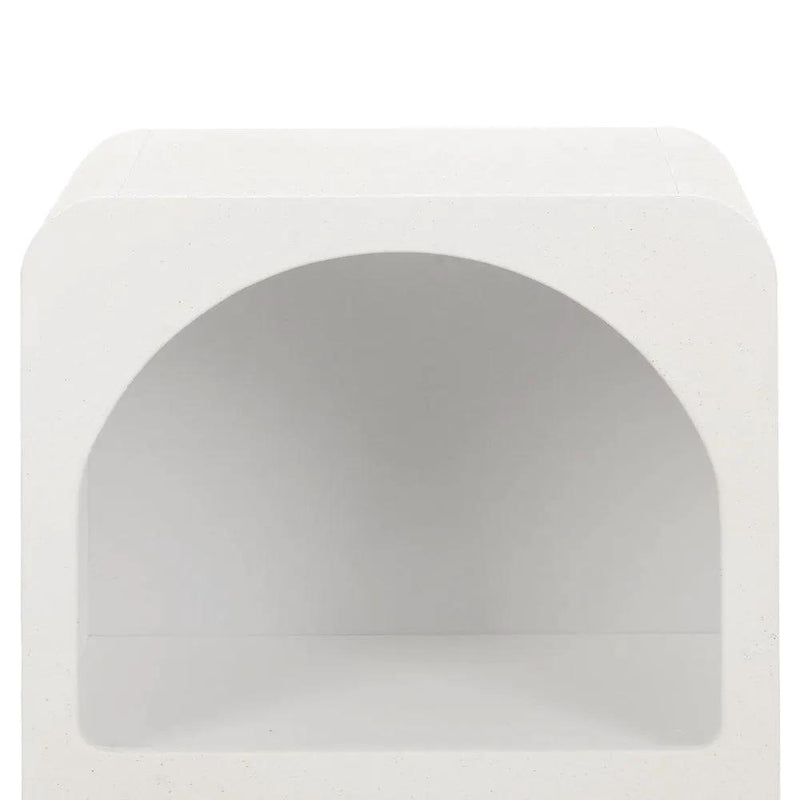 SportZone.co.nz Furniture > Bedroom > Bedside Tables Artiss Bedside Table Shelves Side End Table Storage Nightstand White ARCHED Artiss Bedside Table Shelves Side End Table Storage Nightstand White ARCHED