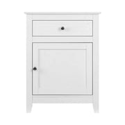 SportZone.co.nz Furniture > Living Room > Bookcases & Shelves Artiss Bedside Tables Side Table Drawers Nightstand White Artiss Bedside Tables Side Table Drawers Nightstand White