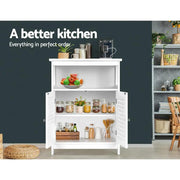 SportZone.co.nz Furniture > Dining > Buffets & Sideboards Artiss Buffet Sideboard - IVOR White Artiss Buffet Sideboard - IVOR White