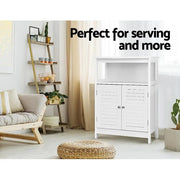 SportZone.co.nz Furniture > Dining > Buffets & Sideboards Artiss Buffet Sideboard - IVOR White Artiss Buffet Sideboard - IVOR White