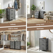 SportZone.co.nz Furniture > Bedroom > Dressers Artiss Chest of 3 Drawers Storage Dresser Tallboy Grey Artiss Chest of 3 Drawers Storage Dresser Tallboy Grey