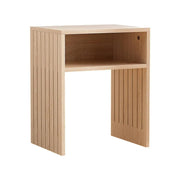 SportZone.co.nz Furniture > Living Room > Coffee Tables Artiss Coffee Table Storage Shelf Fluted Side Pine Artiss Coffee Table Storage Shelf Fluted Side Pine