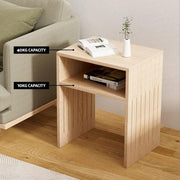 SportZone.co.nz Furniture > Living Room > Coffee Tables Artiss Coffee Table Storage Shelf Fluted Side Pine Artiss Coffee Table Storage Shelf Fluted Side Pine