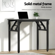 SportZone.co.nz Furniture > Office > Desks Artiss Computer Desk Foldable Balck 80CM Artiss Computer Desk Foldable Balck 80CM