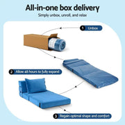 SportZone.co.nz Furniture > Sofas > Sofas & Sofa Beds Artiss Convertible Folding Sofa Bed Armless Lounger Foam Floor Sofas Futons Couches Artiss Convertible Folding Sofa Bed Armless Lounger Foam Floor Sofas Futons Couches