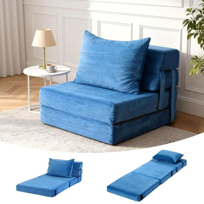SportZone.co.nz Furniture > Sofas > Sofas & Sofa Beds Artiss Convertible Folding Sofa Bed Armless Lounger Foam Floor Sofas Futons Couches Artiss Convertible Folding Sofa Bed Armless Lounger Foam Floor Sofas Futons Couches