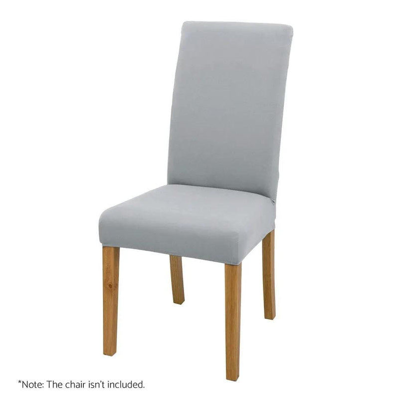 SportZone.co.nz Furniture > Dining > Dining Set Artiss Dining Chair Covers 6x Slipcovers Spandex Stretch Banquet Wedding Grey Artiss Dining Chair Covers 6x Slipcovers Spandex Stretch Banquet Wedding Grey
