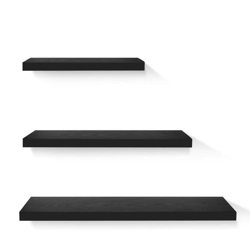 Artiss Floating Wall Shelf Set of 3 Black by SportZone.co.nz