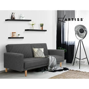 Artiss Floating Wall Shelf Set of 3 Black by SportZone.co.nz