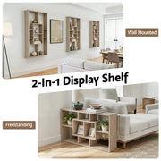 SportZone.co.nz Furniture > Living Room > Bookcases & Shelves Artiss Floating Wall Shelves Bookshelf Wood Artiss Floating Wall Shelves Bookshelf Wood