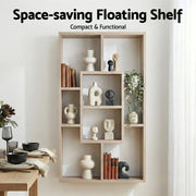 SportZone.co.nz Furniture > Living Room > Bookcases & Shelves Artiss Floating Wall Shelves Bookshelf Wood Artiss Floating Wall Shelves Bookshelf Wood