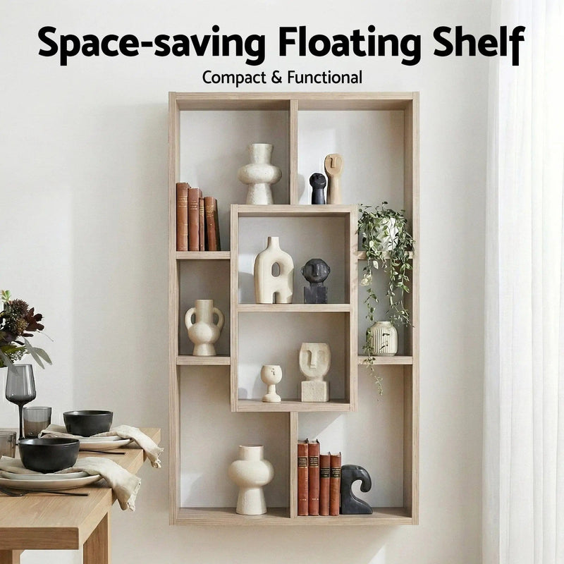 SportZone.co.nz Furniture > Living Room > Bookcases & Shelves Artiss Floating Wall Shelves Bookshelf Wood Artiss Floating Wall Shelves Bookshelf Wood