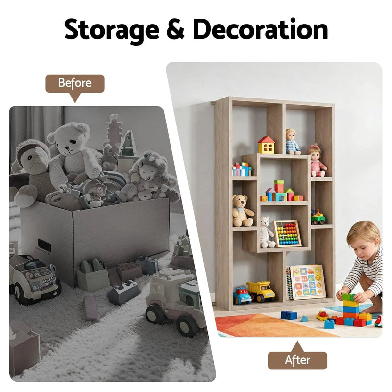 SportZone.co.nz Furniture > Living Room > Bookcases & Shelves Artiss Floating Wall Shelves Bookshelf Wood Artiss Floating Wall Shelves Bookshelf Wood