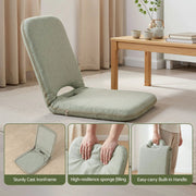 SportZone.co.nz Furniture > Bar Stools & Chairs > Arm Chairs & Recliners Artiss Floor Chair 5 Position Adjustable Green Lazy Sofa for Living Room Bedroom Artiss Floor Chair 5 Position Adjustable Green Lazy Sofa for Living Room Bedroom