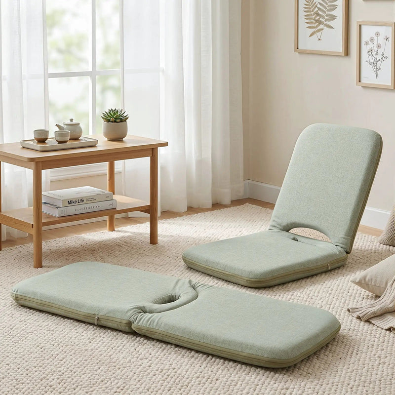 SportZone.co.nz Furniture > Bar Stools & Chairs > Arm Chairs & Recliners Artiss Floor Chair 5 Position Adjustable Green Lazy Sofa for Living Room Bedroom Artiss Floor Chair 5 Position Adjustable Green Lazy Sofa for Living Room Bedroom
