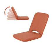 SportZone.co.nz Furniture > Bar Stools & Chairs > Arm Chairs & Recliners Artiss Floor Chair 5 Position Adjustable Orange Lazy Sofa for Living Room Bedroom Artiss Floor Chair 5 Position Adjustable Orange Lazy Sofa for Living Room Bedroom