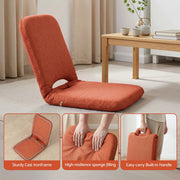 SportZone.co.nz Furniture > Bar Stools & Chairs > Arm Chairs & Recliners Artiss Floor Chair 5 Position Adjustable Orange Lazy Sofa for Living Room Bedroom Artiss Floor Chair 5 Position Adjustable Orange Lazy Sofa for Living Room Bedroom