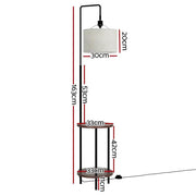 SportZone.co.nz Home & Garden > Lighting > Floor Lamps Artiss Floor Lamp 2 Tier Shelf Storage LED Light Stand Home Room Adjustable Head Artiss Floor Lamp 2 Tier Shelf Storage LED Light Stand Home Room Adjustable Head