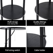 SportZone.co.nz Home & Garden > Lighting > Floor Lamps Artiss Floor Lamp 3 Tier Shelf Storage LED Light Stand Home Room Vintage Round Artiss Floor Lamp 3 Tier Shelf Storage LED Light Stand Home Room Vintage Round