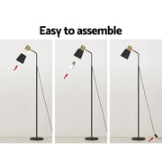 SportZone.co.nz Furniture > Living Room Artiss Floor Lamp LED Light Stand Modern Home Living Room Office Reading Black Artiss Floor Lamp LED Light Stand Modern Home Living Room Office Reading Black
