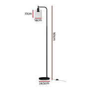 SportZone.co.nz Home & Garden > Lighting > Floor Lamps Artiss Floor Lamp Light Stand Modern Home Living Room Office Reading Glass Shade Black Artiss Floor Lamp Light Stand Modern Home Living Room Office Reading Glass Shade Black