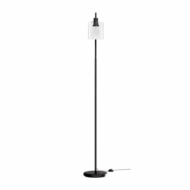 SportZone.co.nz Home & Garden > Lighting > Floor Lamps Artiss Floor Lamp Light Stand Modern Home Living Room Office Reading Glass Shade Black Artiss Floor Lamp Light Stand Modern Home Living Room Office Reading Glass Shade Black