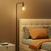 SportZone.co.nz Home & Garden > Lighting > Floor Lamps Artiss Floor Lamp Light Stand Modern Home Living Room Office Reading Glass Shade Black Artiss Floor Lamp Light Stand Modern Home Living Room Office Reading Glass Shade Black