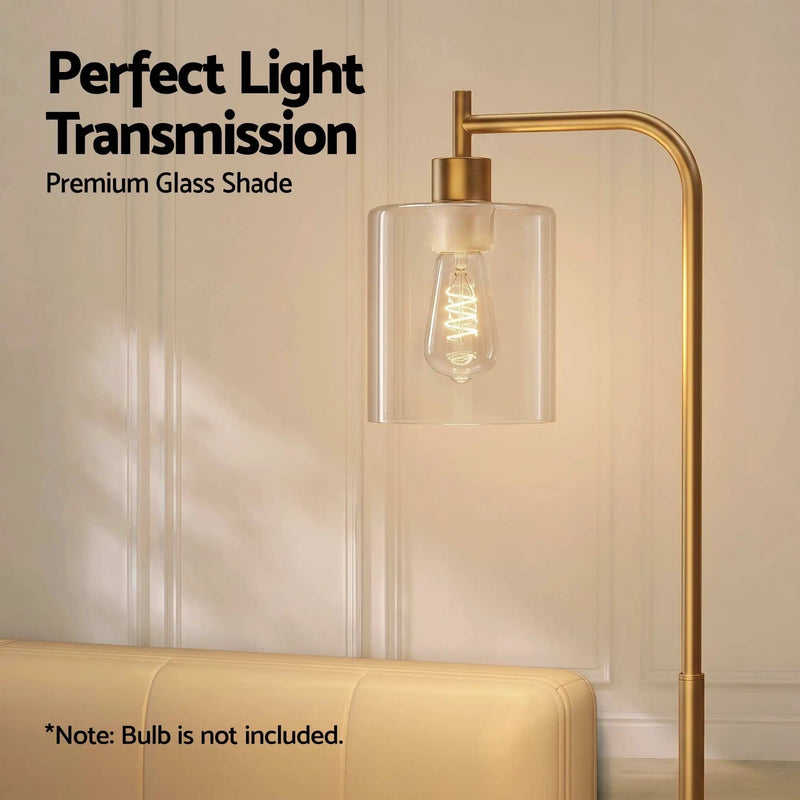 SportZone.co.nz Home & Garden > Lighting > Floor Lamps Artiss Floor Lamp Modern Industrial Standing Light with Clear Glass Shade, GoldMetal Tall Lamp for Living Room, Bedroom & Office, Anti-Tipping Weighted Base & Foot Switch (Bulb Not Included) Artiss Floor Lamp Modern Industrial Standing Light with Clear Glass Shade, GoldMetal Tall Lamp for Living Room, Bedroom & Office, Anti-Tipping Weighted Base & Foot Switch (Bulb Not Included)