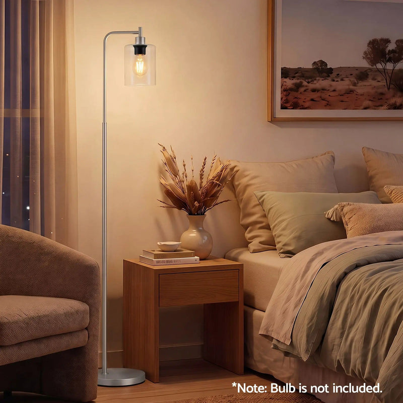 SportZone.co.nz Home & Garden > Lighting > Floor Lamps Artiss Floor Lamp Modern Industrial Standing Light with Clear Glass Shade, Silver Metal Tall Lamp for Living Room, Bedroom & Office, Anti-Tipping Weighted Base & Foot Switch (Bulb Not Included) Artiss Floor Lamp Modern Industrial Standing Light with Clear Glass Shade, Silver Metal Tall Lamp for Living Room, Bedroom & Office, Anti-Tipping Weighted Base & Foot Switch (Bulb Not Included)