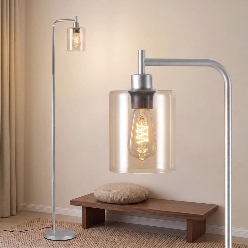 SportZone.co.nz Home & Garden > Lighting > Floor Lamps Artiss Floor Lamp Modern Industrial Standing Light with Clear Glass Shade, Silver Metal Tall Lamp for Living Room, Bedroom & Office, Anti-Tipping Weighted Base & Foot Switch (Bulb Not Included) Artiss Floor Lamp Modern Industrial Standing Light with Clear Glass Shade, Silver Metal Tall Lamp for Living Room, Bedroom & Office, Anti-Tipping Weighted Base & Foot Switch (Bulb Not Included)