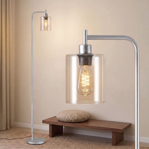 SportZone.co.nz Home & Garden > Lighting > Floor Lamps Artiss Floor Lamp Modern Industrial Standing Light with Clear Glass Shade, Silver Metal Tall Lamp for Living Room, Bedroom & Office, Anti-Tipping Weighted Base & Foot Switch (Bulb Not Included) Artiss Floor Lamp Modern Industrial Standing Light with Clear Glass Shade, Silver Metal Tall Lamp for Living Room, Bedroom & Office, Anti-Tipping Weighted Base & Foot Switch (Bulb Not Included)