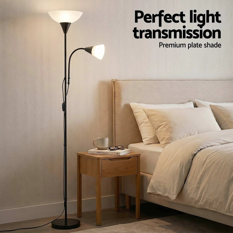 SportZone.co.nz Home & Garden > Lighting > Floor Lamps Artiss Floor Lamp Mother and Child Modern Home Living Room Office Reading Black Artiss Floor Lamp Mother and Child Modern Home Living Room Office Reading Black