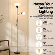 SportZone.co.nz Home & Garden > Lighting > Floor Lamps Artiss Floor Lamp Mother and Child Modern Home Living Room Office Reading Black Artiss Floor Lamp Mother and Child Modern Home Living Room Office Reading Black