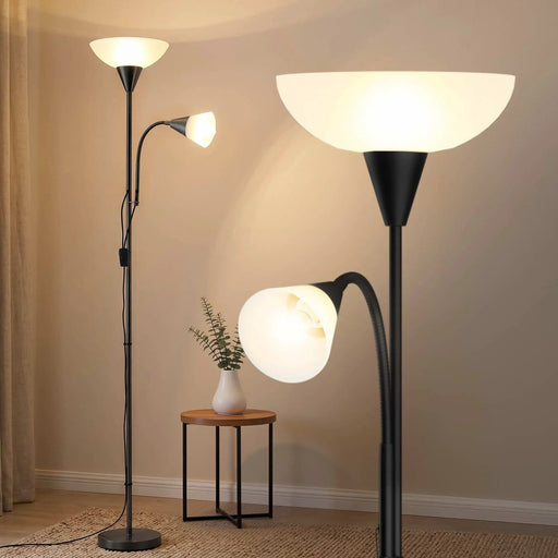 SportZone.co.nz Home & Garden > Lighting > Floor Lamps Artiss Floor Lamp Mother and Child Modern Home Living Room Office Reading Black Artiss Floor Lamp Mother and Child Modern Home Living Room Office Reading Black