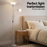 SportZone.co.nz Home & Garden > Lighting > Floor Lamps Artiss Floor Lamp Mother and Child Modern Home Living Room Office Reading Silver Artiss Floor Lamp Mother and Child Modern Home Living Room Office Reading Silver
