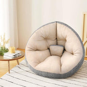 SportZone.co.nz Furniture > Bar Stools & Chairs > Arm Chairs & Recliners Artiss Floor Lounge Sofa Bed Chair Foldable Washable Beige Artiss Floor Lounge Sofa Bed Chair Foldable Washable Beige