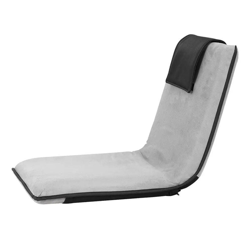 SportZone.co.nz Furniture > Living Room Artiss Floor Lounge Sofa Bed Couch Recliner Chair Folding Chair Cushion Grey Artiss Floor Lounge Sofa Bed Couch Recliner Chair Folding Chair Cushion Grey