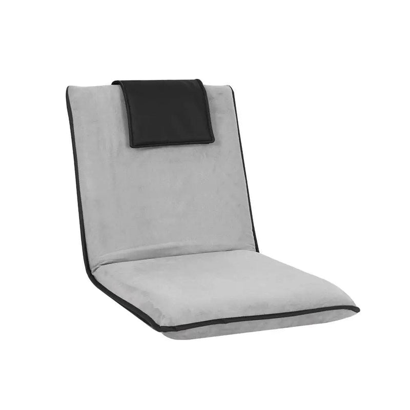SportZone.co.nz Furniture > Living Room Artiss Floor Lounge Sofa Bed Couch Recliner Chair Folding Chair Cushion Grey Artiss Floor Lounge Sofa Bed Couch Recliner Chair Folding Chair Cushion Grey