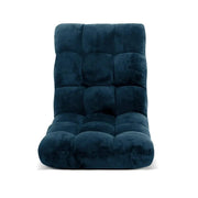 SportZone.co.nz Furniture > Bar Stools & Chairs > Arm Chairs & Recliners Artiss Floor Lounge Sofa Bed Flannel Fabric Navy Artiss Floor Lounge Sofa Bed Flannel Fabric Navy