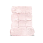 SportZone.co.nz Furniture > Bar Stools & Chairs > Arm Chairs & Recliners Artiss Floor Lounge Sofa Bed Flannel Fabric Pink Artiss Floor Lounge Sofa Bed Flannel Fabric Pink
