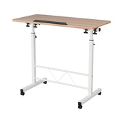 SportZone.co.nz Furniture > Office > Desks Artiss Laptop Desk Table Adjustable 80CM Light Wood Artiss Laptop Desk Table Adjustable 80CM Light Wood