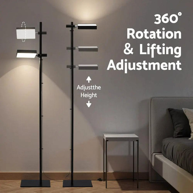 SportZone.co.nz Home & Garden > Lighting > Floor Lamps Artiss LED Floor Lamp, Modern Reading Lamp 360～ Rotating Adjustable Light Head,12W Standing Lamp for Living Room, Bedroom Office Artiss LED Floor Lamp, Modern Reading Lamp 360～ Rotating Adjustable Light Head,12W Standing Lamp for Living Room, Bedroom Office