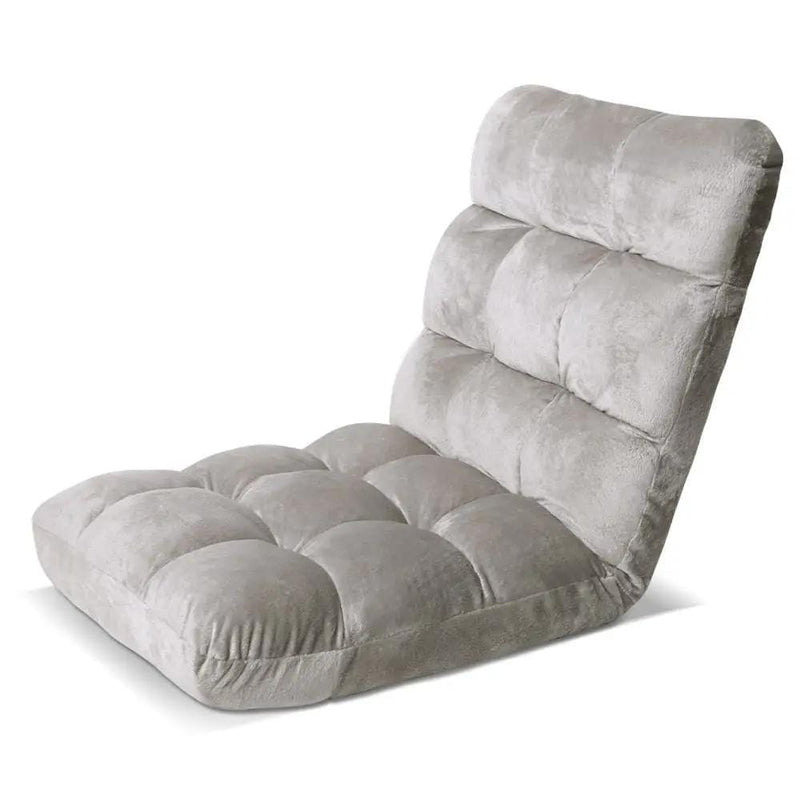 SportZone.co.nz Furniture > Bar Stools & Chairs > Arm Chairs & Recliners Artiss Lounge Sofa Bed Flannel Fabric Grey Artiss Lounge Sofa Bed Flannel Fabric Grey
