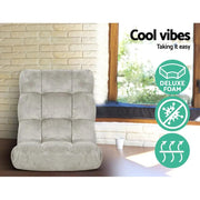 SportZone.co.nz Furniture > Bar Stools & Chairs > Arm Chairs & Recliners Artiss Lounge Sofa Bed Flannel Fabric Grey Artiss Lounge Sofa Bed Flannel Fabric Grey