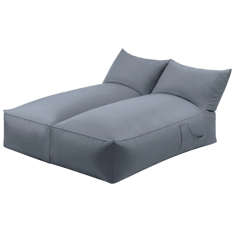 SportZone.co.nz Furniture > Sofas > Sofa Accessories Artiss Outdoor Bean Bag Chair Cover (No Filler) 2 Seater Beanbag Lounge Sofacover Adults Splash-Proof Large Bean Bag Cover for Patio Poolside Relaxing Indoor, Grey Artiss Outdoor Bean Bag Chair Cover (No Filler) 2 Seater Beanbag Lounge Sofacover Adults Splash-Proof Large Bean Bag Cover for Patio Poolside Relaxing Indoor, Grey
