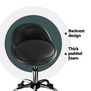 SportZone.co.nz Furniture > Bar Stools & Chairs Artiss Salon Stool Swivel Chair Backrest Chairs Artiss Salon Stool Swivel Chair Backrest Chairs