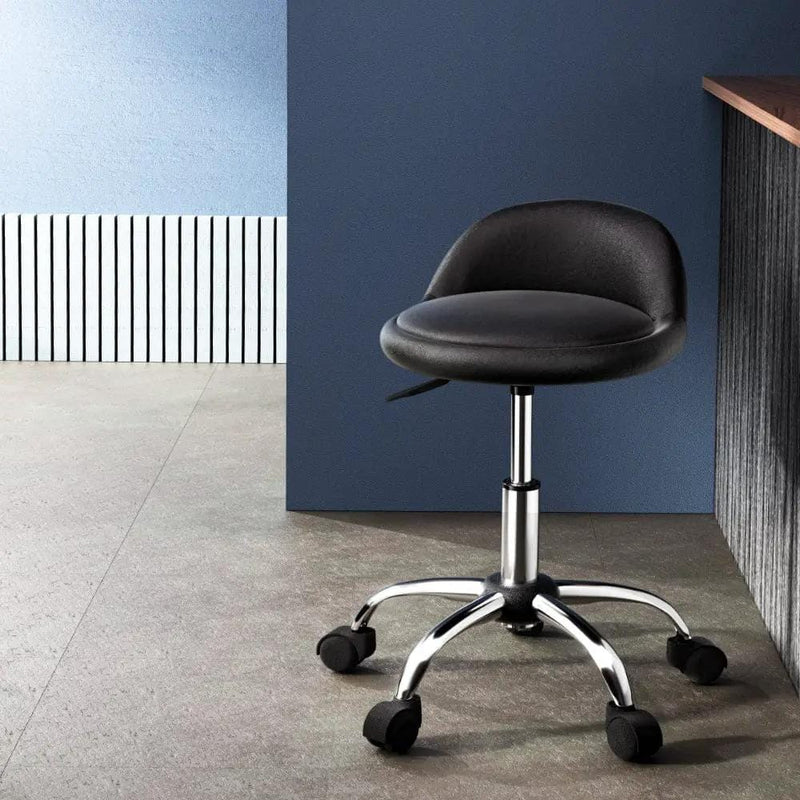 SportZone.co.nz Furniture > Bar Stools & Chairs Artiss Salon Stool Swivel Chair Backrest Chairs Artiss Salon Stool Swivel Chair Backrest Chairs