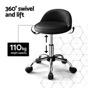 SportZone.co.nz Furniture > Bar Stools & Chairs Artiss Salon Stool Swivel Chair Backrest Chairs Artiss Salon Stool Swivel Chair Backrest Chairs