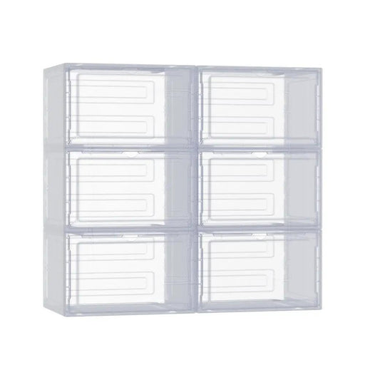 SportZone.co.nz Home & Garden > Storage Artiss Shoe Box DIY Set of 6 Stackable Magnetic Door Artiss Shoe Box DIY Set of 6 Stackable Magnetic Door