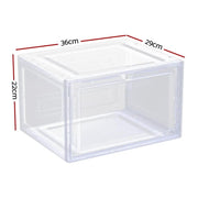 SportZone.co.nz Home & Garden > Storage Artiss Shoe Box DIY Set of 6 Stackable Magnetic Door Artiss Shoe Box DIY Set of 6 Stackable Magnetic Door